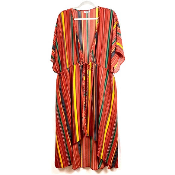 Spin Other - Spin striped kimono size 3X NWOT